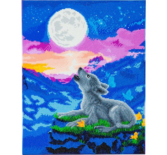 Diamantov&aacute; malba "Crystal Art Kit", 40 x 50 cm