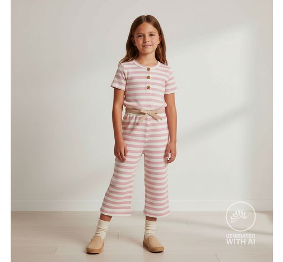 Žebrovan&aacute; jersey l&aacute;tka "Stripes"