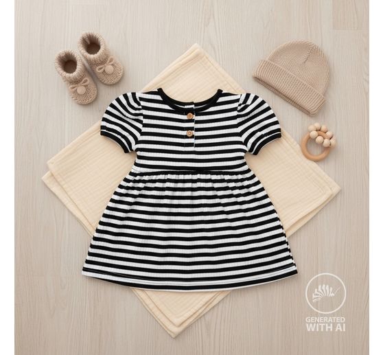 Žebrovan&aacute; jersey l&aacute;tka "Stripes"