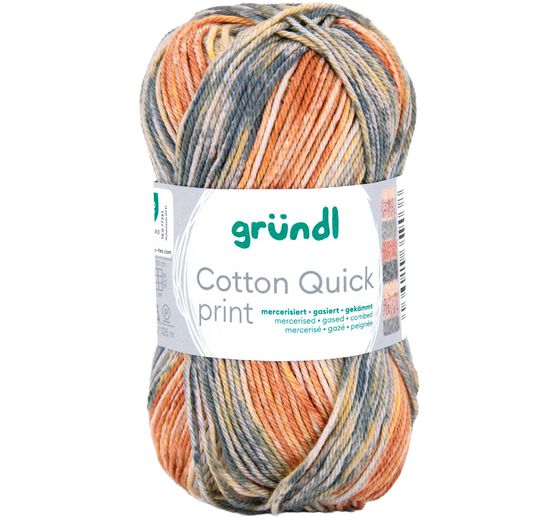Gr&uuml;ndl Yarn &ldquo;Cotton Quick print&rdquo;