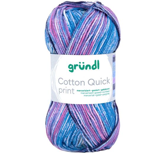 Gr&uuml;ndl Yarn &ldquo;Cotton Quick print&rdquo;