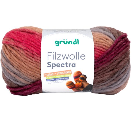 Gr&uuml;ndl Felting wool "Spectra"