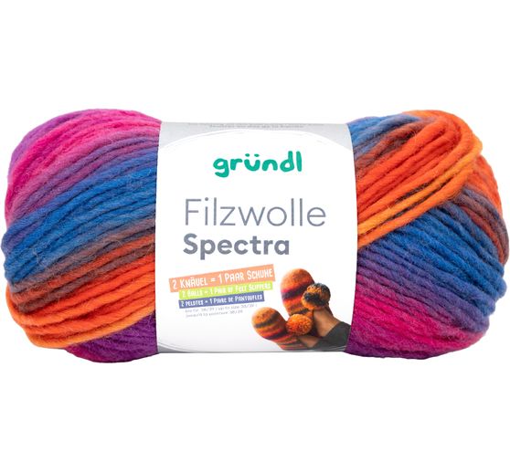 Gr&uuml;ndl Felting wool "Spectra"
