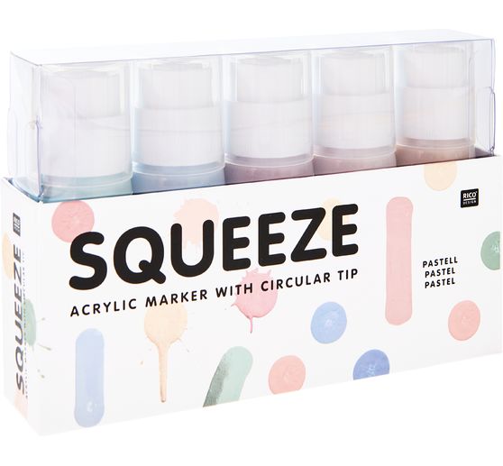 Sada Squeeze acrylic marker Rico Design