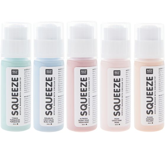 Sada Squeeze acrylic marker Rico Design
