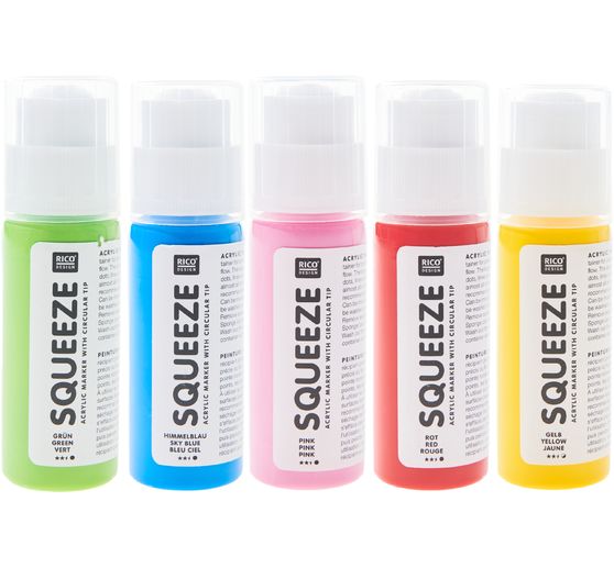 Sada Squeeze acrylic marker Rico Design