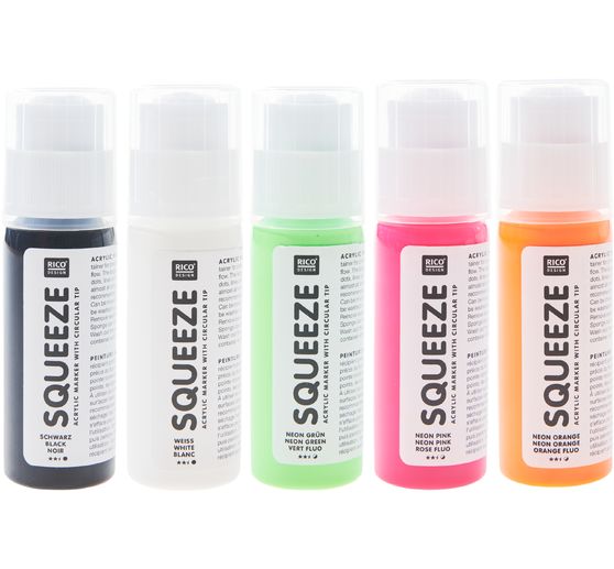 Sada Squeeze acrylic marker Rico Design