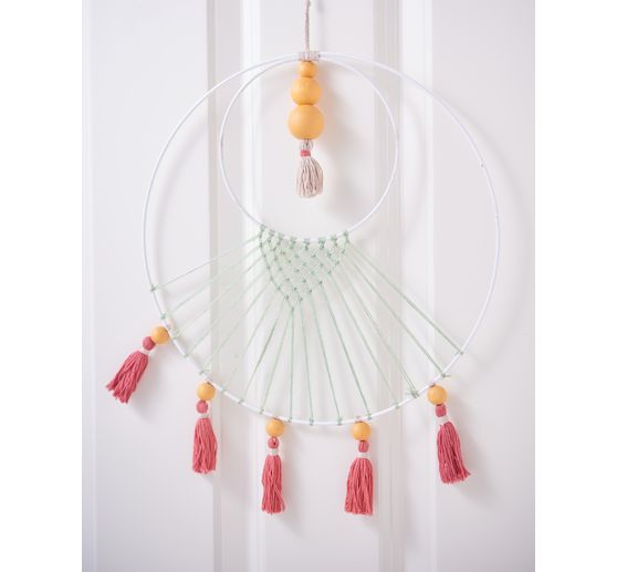 Kovový prsten "Circle", bílý