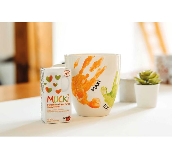 Sada porcel&aacute;nov&yacute;ch prstov&yacute;ch barev MUCKI, 2 x 50 ml