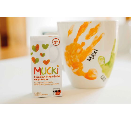 Sada porcel&aacute;nov&yacute;ch prstov&yacute;ch barev MUCKI, 2 x 50 ml