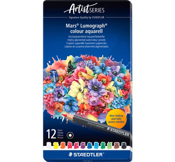 Akvarelov&eacute; pastelky STAEDTLER "Mars Lumograph" colour aquarell