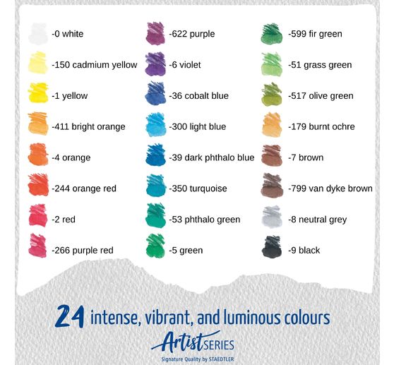 Akvarelov&eacute; pastelky STAEDTLER "Mars Lumograph" colour aquarell
