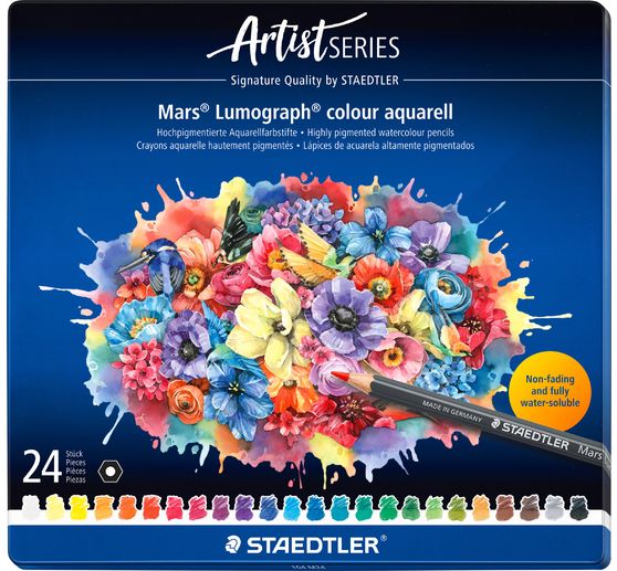 Akvarelov&eacute; pastelky STAEDTLER "Mars Lumograph" colour aquarell