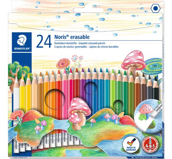 STAEDTLER Erasable coloured pencils "Noris erasable"