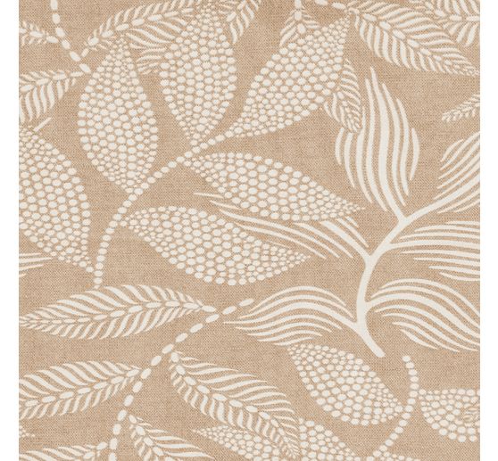Motif fabric linen look "Rivia", acrylic-coated