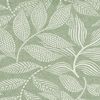 Motif fabric linen look "Rivia", acrylic-coated Mint Green