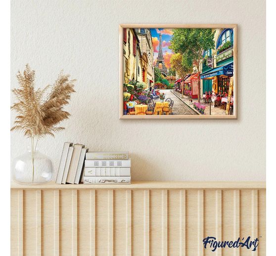 Malov&aacute;n&iacute; podle č&iacute;sel na napnut&eacute;m pl&aacute;tně, 40 x 50 cm