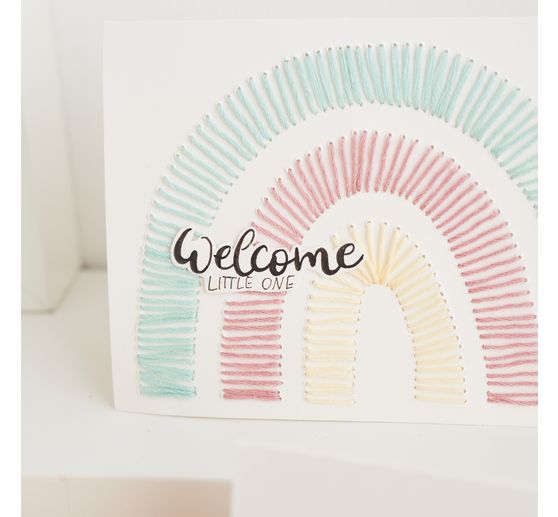 VBS Double cards with envelopes "Cream", 50 pieces