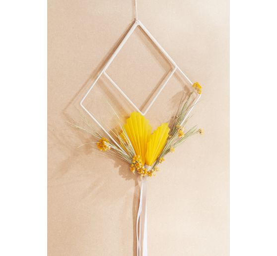 Rico Design Metal ring "Square", White