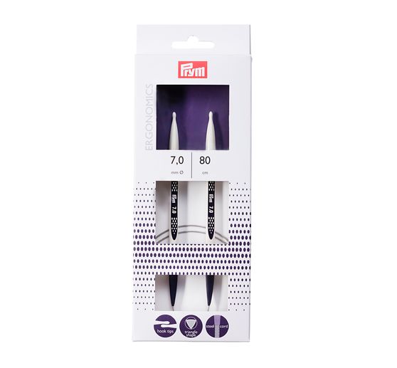 Prym Circular knitting needles "Ergonomics", 80 cm