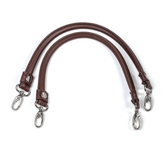 Držadlo tašky "Laura", 2 kusy, hnědá