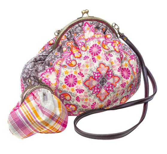 Bag closure "Rebecca", old brass