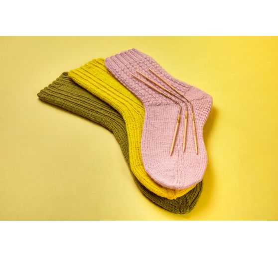 addi Stocking needles CraSyTrio BAMBOO
