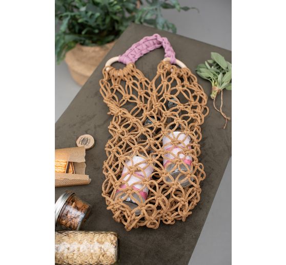 Pletená trubka z papírové příze, 30 m