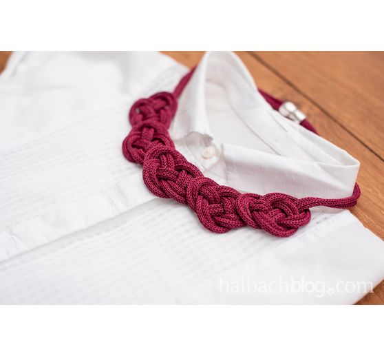 Pletená trubka z papírové příze, 30 m