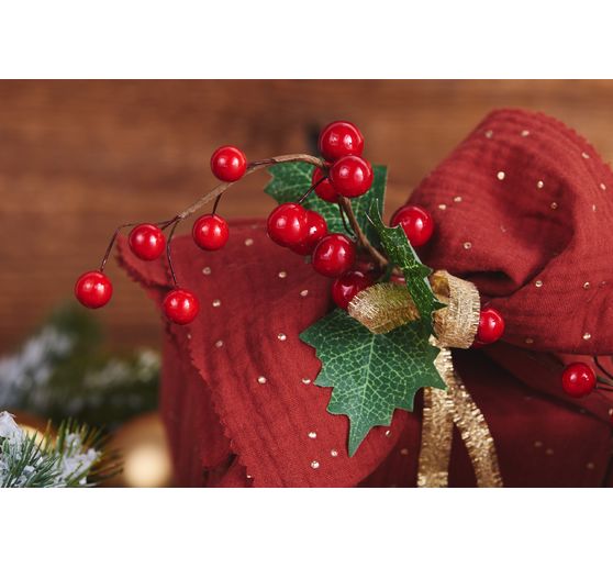 Musselin Cotton fabric "Golden points"