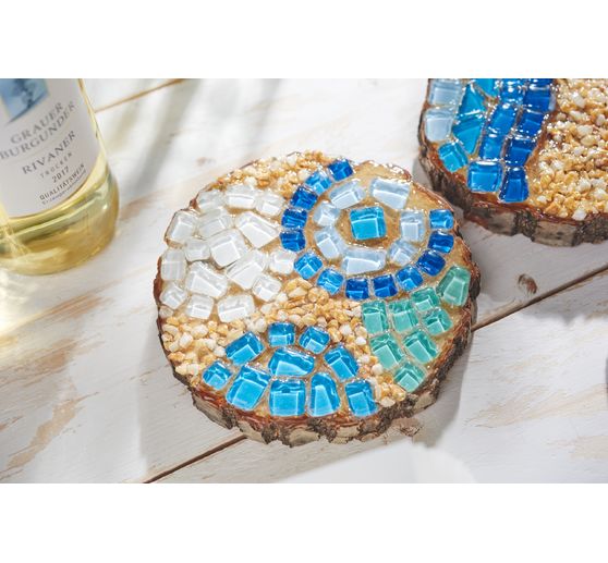 Mosaic joint filler, transparent