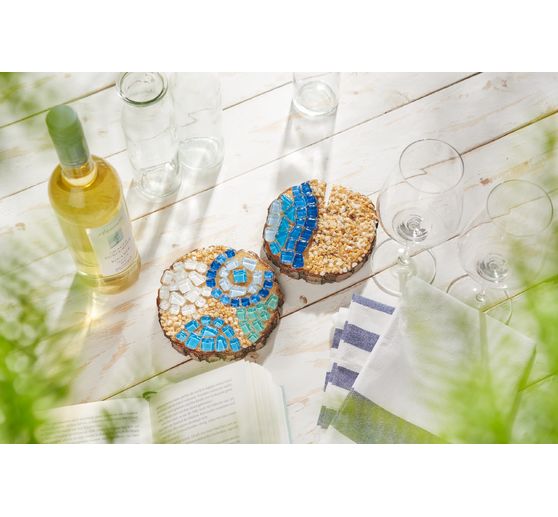 Mosaic joint filler, transparent