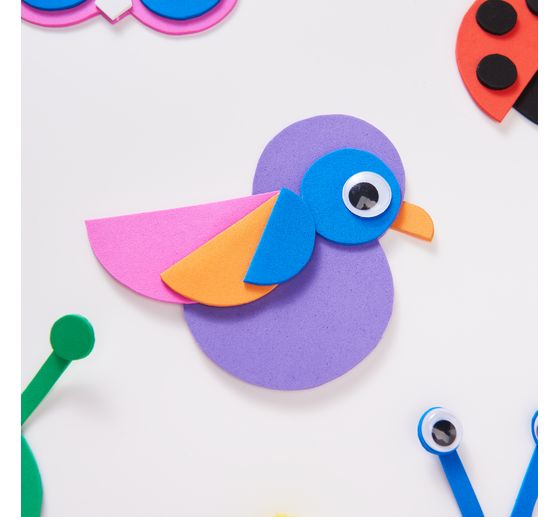 VBS Foam rubber "Megapack", 50 pieces, assorted colors