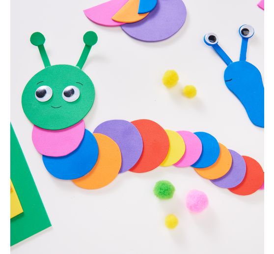 VBS Foam rubber "Megapack", 50 pieces, assorted colors