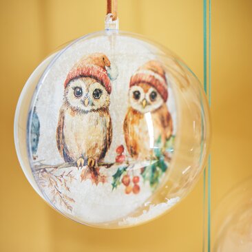 acrylkugel weihnacht