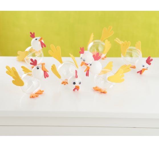 Plastic ball with socket, white