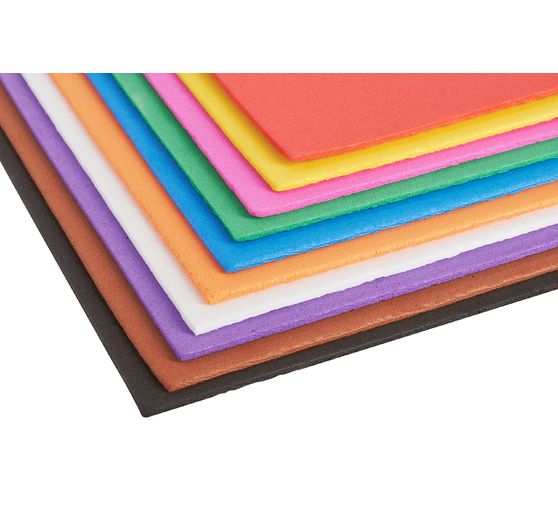 VBS Foam rubber "Megapack", 50 pieces, assorted colors