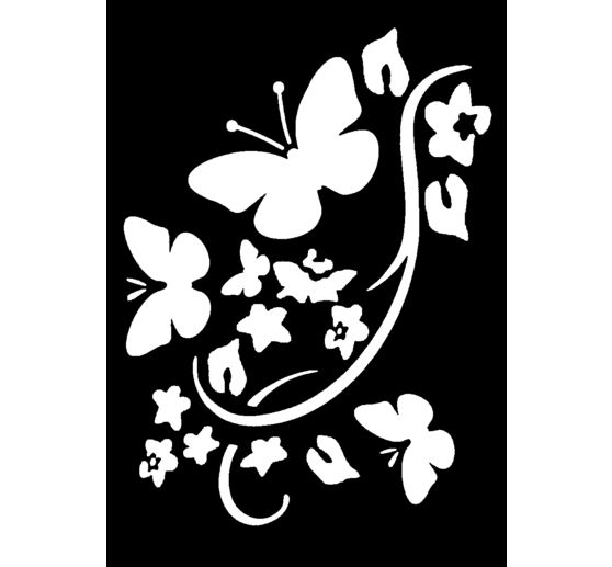 Stencil "Farfalla", DIN A5