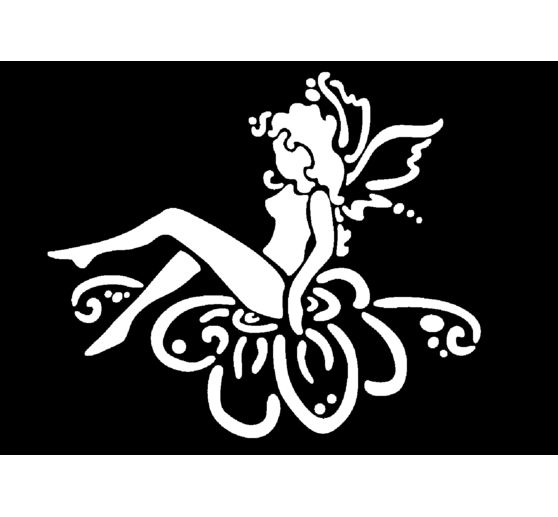 Stencil "Flower Fairy", DIN A5