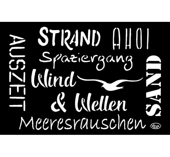 Šablona "Moře slova", DIN A4