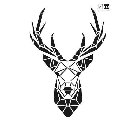 Šablona "Trofej s jelení hlavou