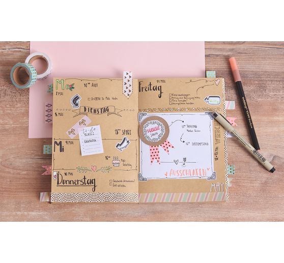 Šablona Bullet Journal "Banner"