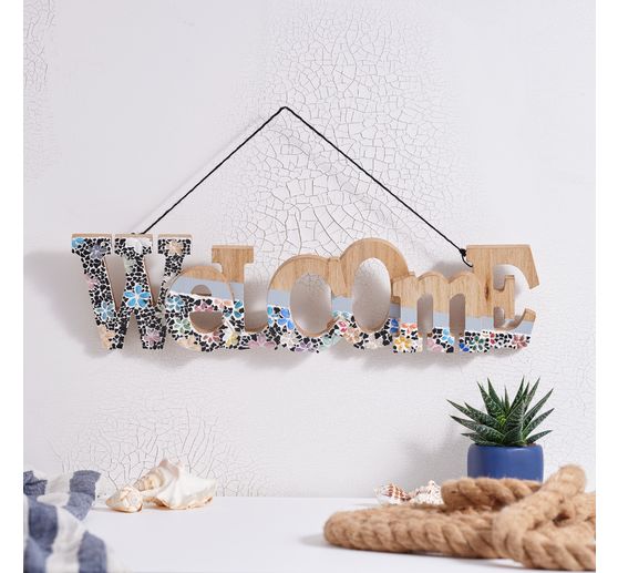 Glass mosaic stones "Diamond", colorful mix, approx. 180 g