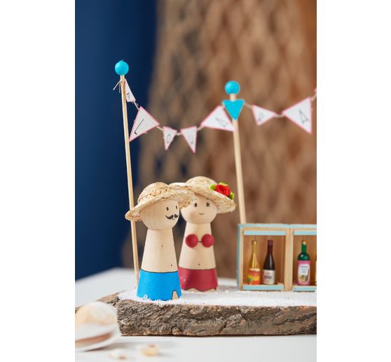 Slaměný klobouk "Nature", 3 kusy