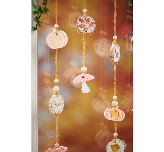 Silicone casting mould "Pumpkin, mushroom, leaf"