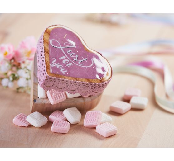 VBS Dřevěná krabička "Srdce"