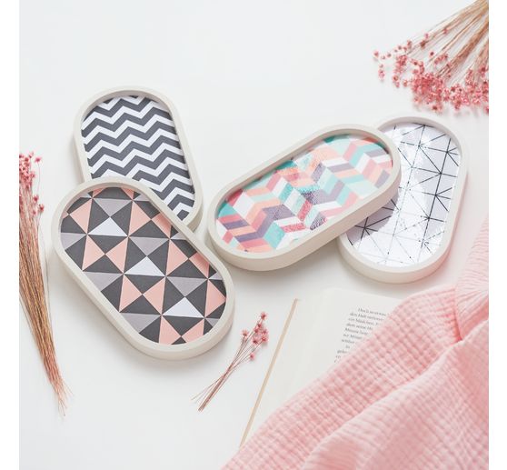 Silikonov&aacute; dddl&eacute;vac&iacute; forma "podt&aacute;cek Oval"