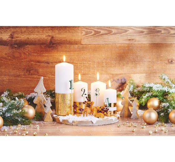 Sloupková svíčka s plochou hlavou 120/60 mm