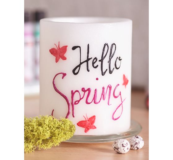 Skleněné podtácky na svíčky VBS, 3 kusy, Ø 13 cm