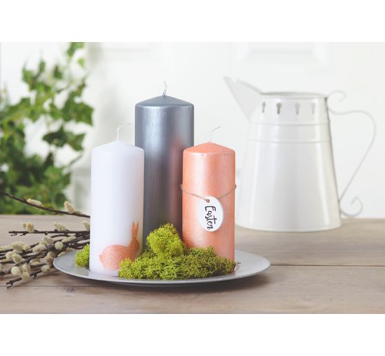 Sloupková svíčka s plochou hlavou 120/60 mm